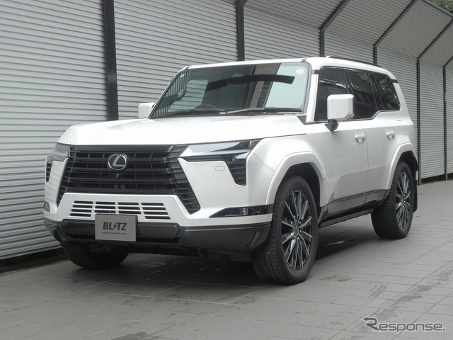 ブリッツ DAMPER ZZ-R　レクサス・GX550装着例（基準車高：フロント 24mmダウン / リア 39mmダウン）