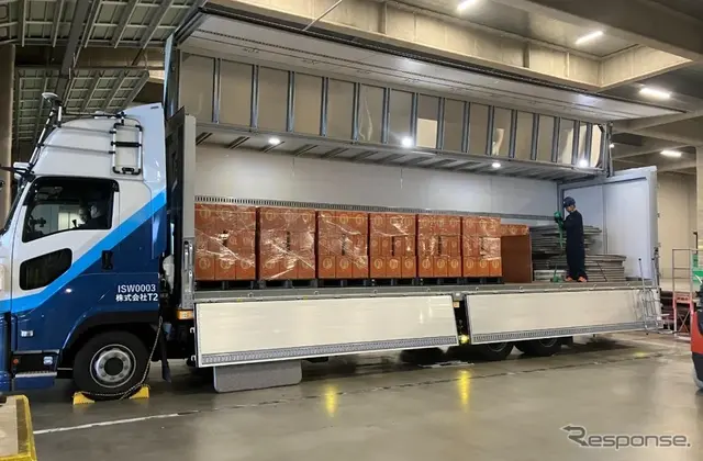 月桂冠と鈴与がT2と協業し、自動運転トラックで日本酒輸送