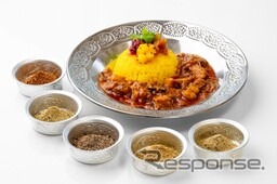 ワンプレートで6つの“走りの味変”が楽しめるカレー