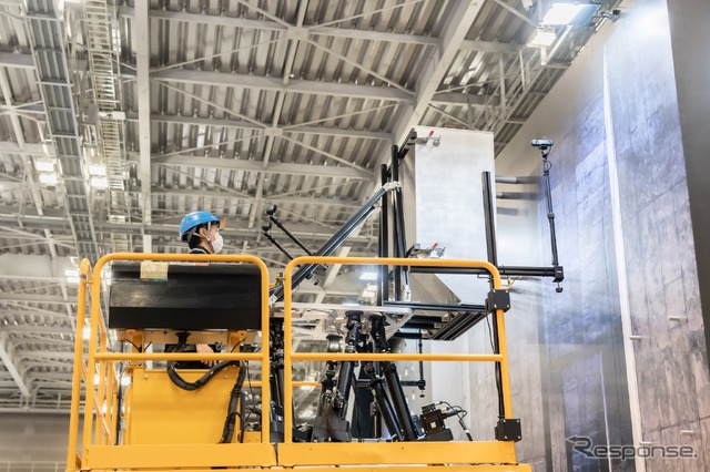 iREX2023 での人機 GSP ver.1.3 における鋼製ブラケット取付作業デモンストレーション