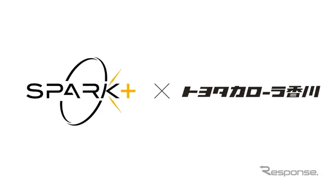 「Spark+」とトヨタカローラ香川グループのロゴ
