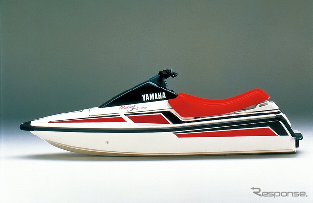 1986年に発売したヤマハ初の水上オートバイ MJ-500T