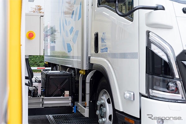 バッテリー交換デモンストレーション