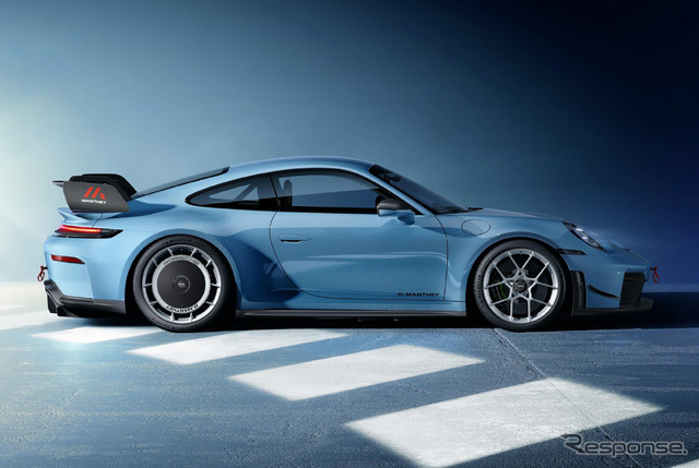 ポルシェ『911 GT3』現行型（992.2）向けのマンタイキット装着車