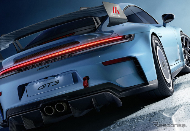 ポルシェ『911 GT3』現行型（992.2）向けのマンタイキット装着車