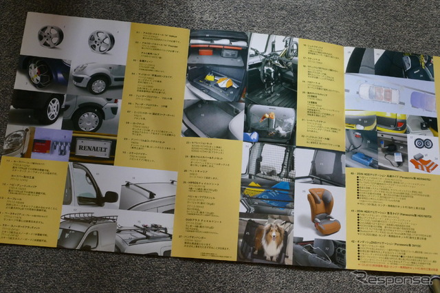 ルノー・カングー（初代）当時のカタログ画像