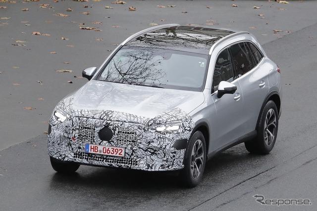 メルセデスベンツ GLC 改良新型のプロトタイプ