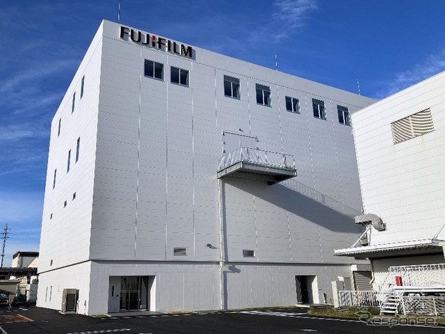 富士フイルムエレクトロニクスマテリアルズの静岡工場内の開発・評価用の新棟