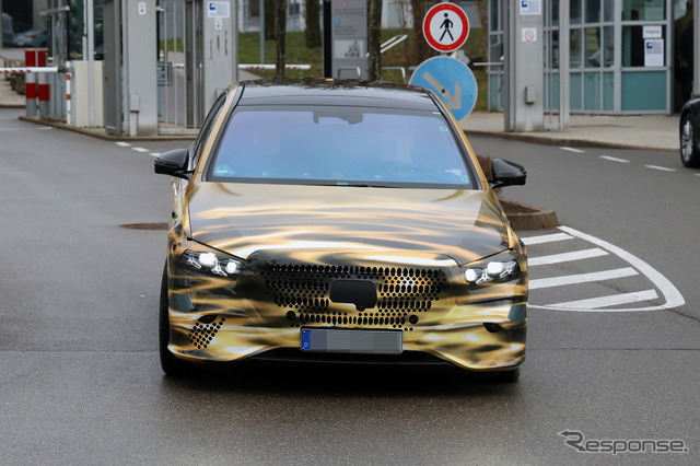 メルセデスベンツ Sクラス 改良新型のプロトタイプ