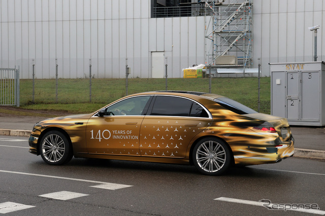 メルセデスベンツ Sクラス 改良新型のプロトタイプ