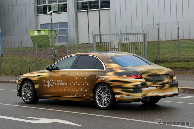 メルセデスベンツ Sクラス 改良新型のプロトタイプ