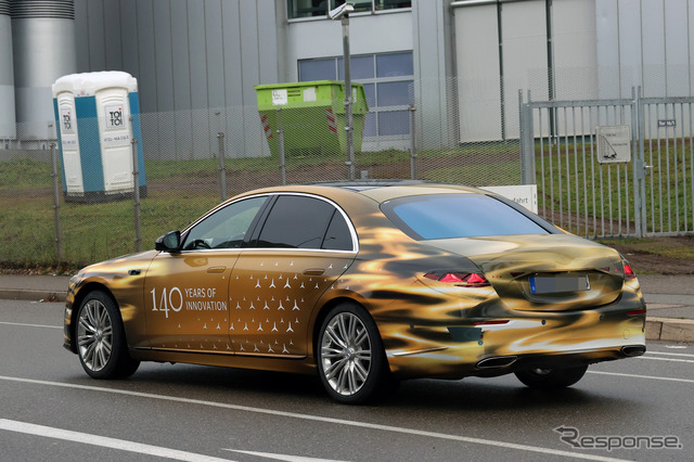 メルセデスベンツ Sクラス 改良新型のプロトタイプ