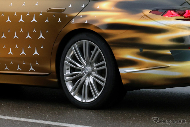 メルセデスベンツ Sクラス 改良新型のプロトタイプ