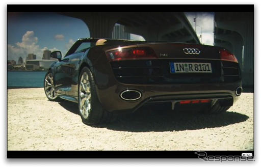 アウディ R8スパイダー…美しきオープンスポーツ