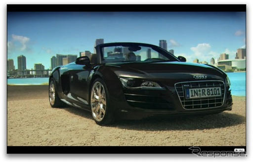 ［動画］アウディ R8スパイダー…美しきオープンスポーツ