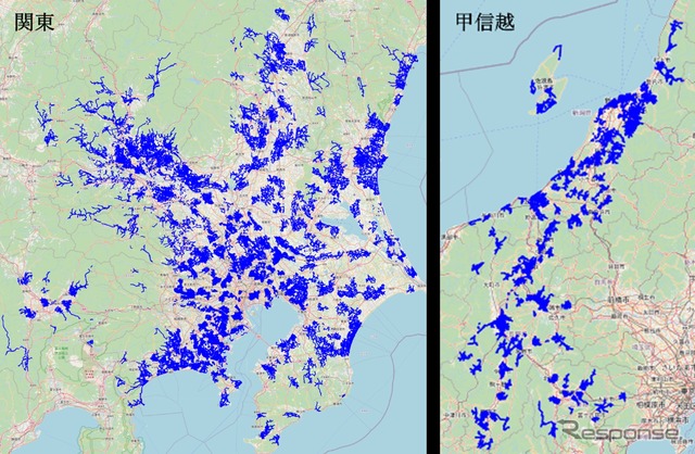 拡大カバレッジ(関東・甲信越エリア)