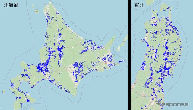 拡大カバレッジ(北海道・東北エリア)