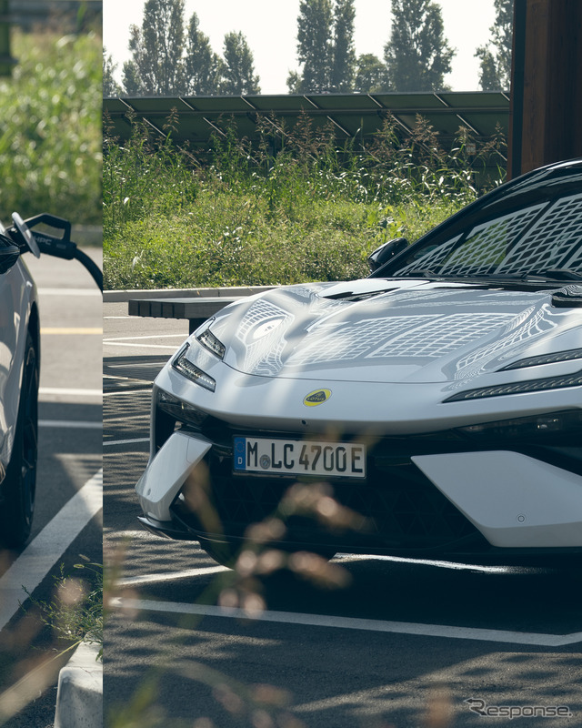 ロータスのハイパーEV『エメヤ』、443kWピーク充電で世界最速級の充電性能実証…電池の8割の充電を13分で