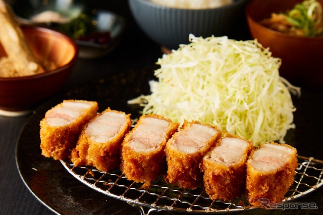 国産　豚バラかつ定食