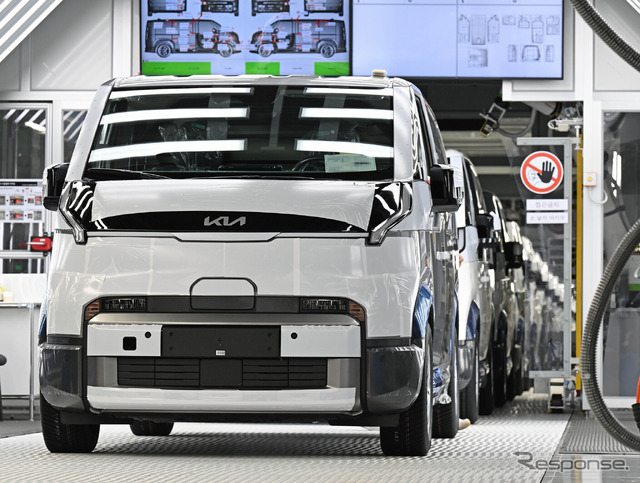 キアの「PBV」専用の生産施設の韓国「華城EVOプラント東棟」
