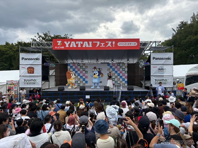 YATAIフェス（2025年9月開催）でのステージショーの様子
