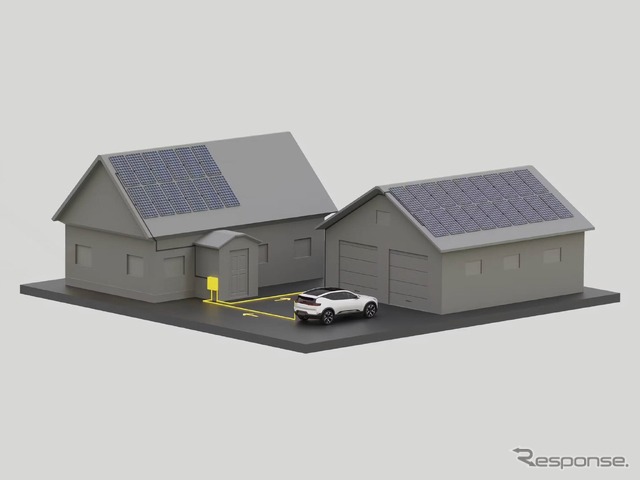 ポールスター3による双方向充電サービスのイメージ