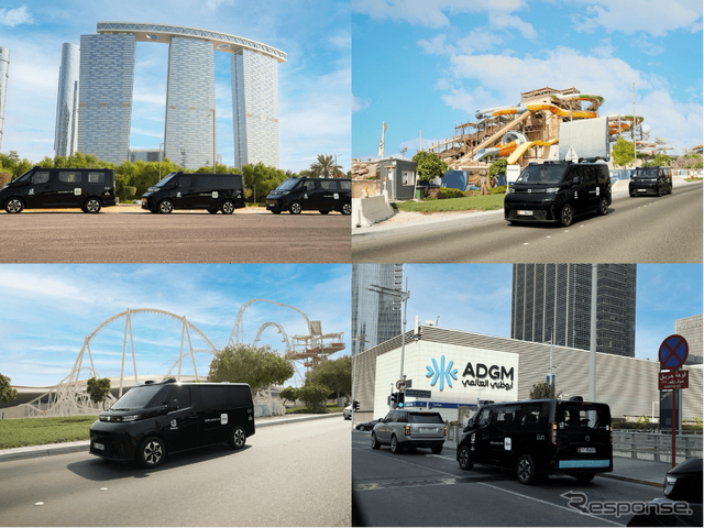 ウーバーとウィーライドが中東アブダビで完全無人ロボタクシーの商用運行開始