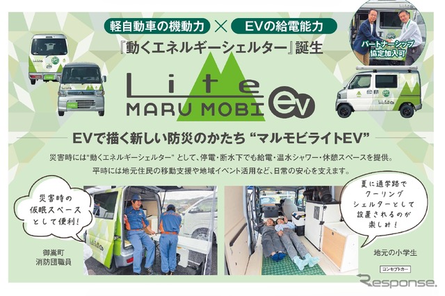 多目的防災車両「マルモビライトEV」