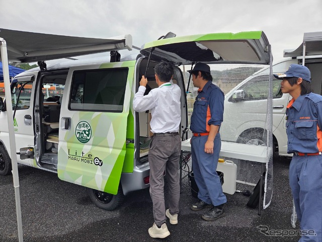 多目的防災車両「マルモビライトEV」