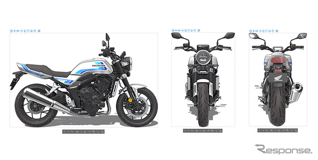 「CB1000F」3Dモデルイメージ