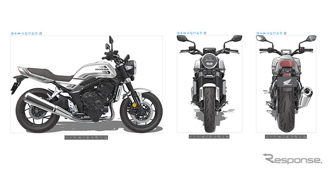 「CB1000F」3Dモデルイメージ