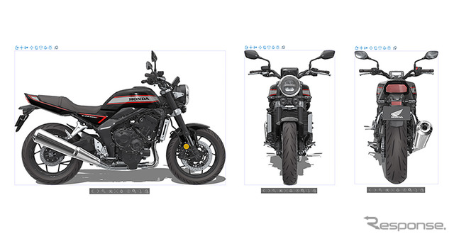 「CB1000F」3Dモデルイメージ