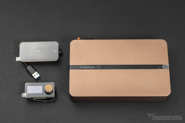 車室内の音を整えるDSPアンプとBluetooth受信ユニット