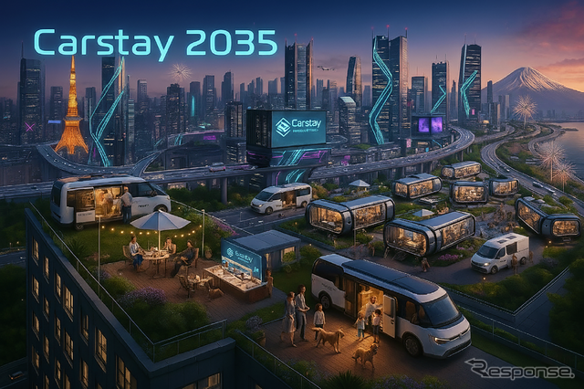 Carstayがイメージする2035年の動くことが“可”能な“動産”「可動産（かどうさん）」がベースの社会