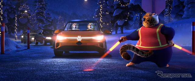 『ズートピア2』では、フォルクスワーゲン車が“ウルフスワーゲン”として劇中に登場