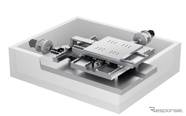 真空環境用XYテーブル