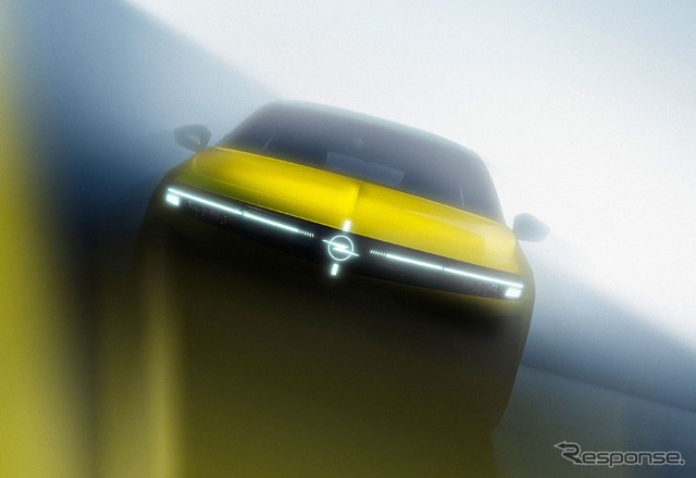 オペル・アストラ 改良新型のティザー