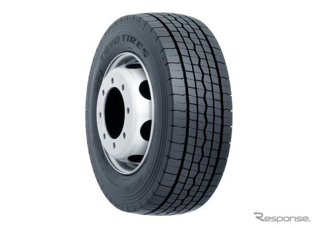 トーヨータイヤが偏摩耗を61％低減した4軸低床トラック専用タイヤ「M630」発売へ