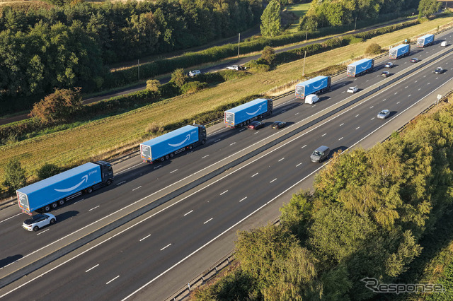 メルセデスベンツのEVトラック『eアクトロス600』をAmazonが200台以上導入