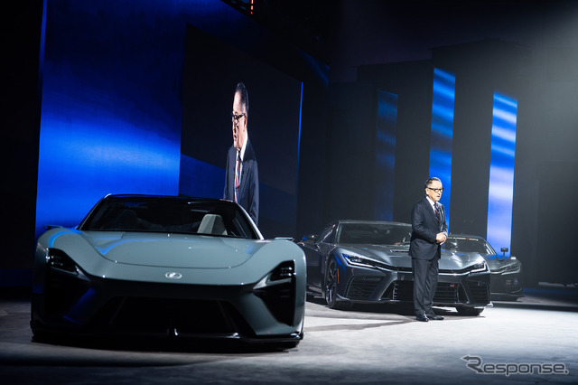レクサス LFA ConceptとGR GTを発表した豊田章男会長