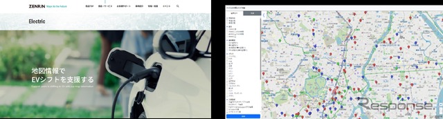 「ゼンリンEVソリューション」特設サイト