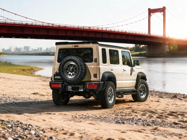 RAYS HOMURA 2X9L-RA（グレイスシルバー/リムDMC）× SUZUKI ジムニー ノマド