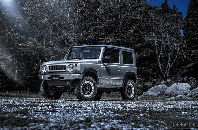 RAYS A-LAP-07X（ブラック/リムDC）× SUZUKI ジムニー