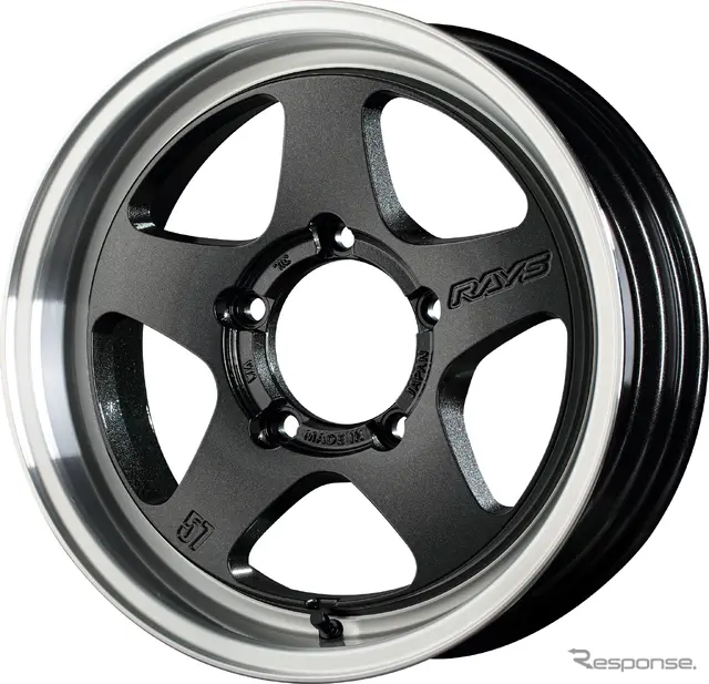 RAYS gramLIGHTS 57FR-X（グラスブラック/リムDC）