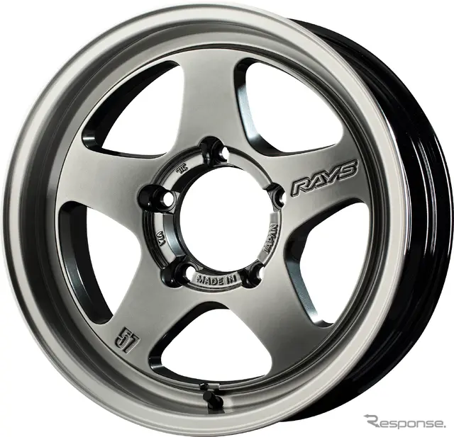 RAYS gramLIGHTS 57FR-X（グレイスシルバー/リムDC）