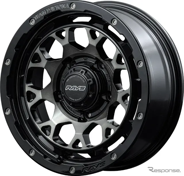 RAYS TEAM DAYTONA M9+（ブラック/ディスククリアスモーク）