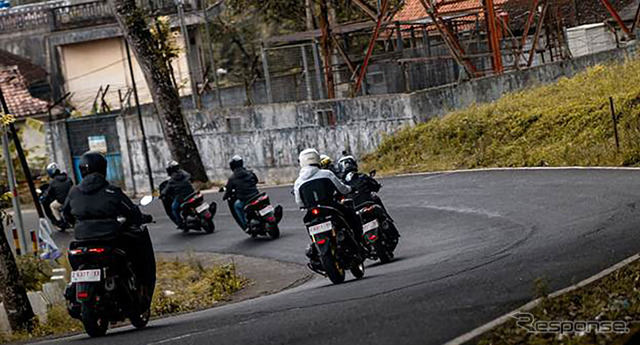 ヤマハがインドネシアで開催した「MAXi Turboエクスペリエンスツーリング」