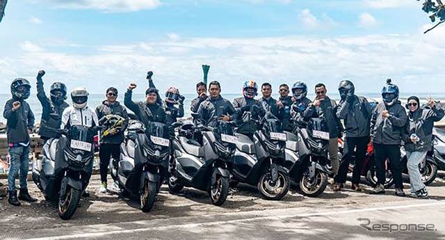 ヤマハがインドネシアで開催した「MAXi Turboエクスペリエンスツーリング」
