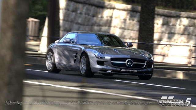 グランツーリスモ5にメルセデスベンツ SLS AMGが収録