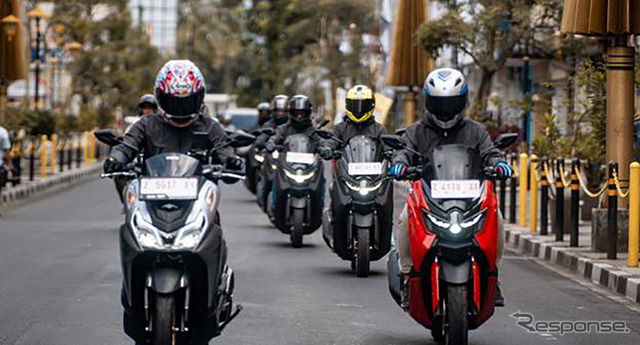 ヤマハがインドネシアで開催した「MAXi Turboエクスペリエンスツーリング」